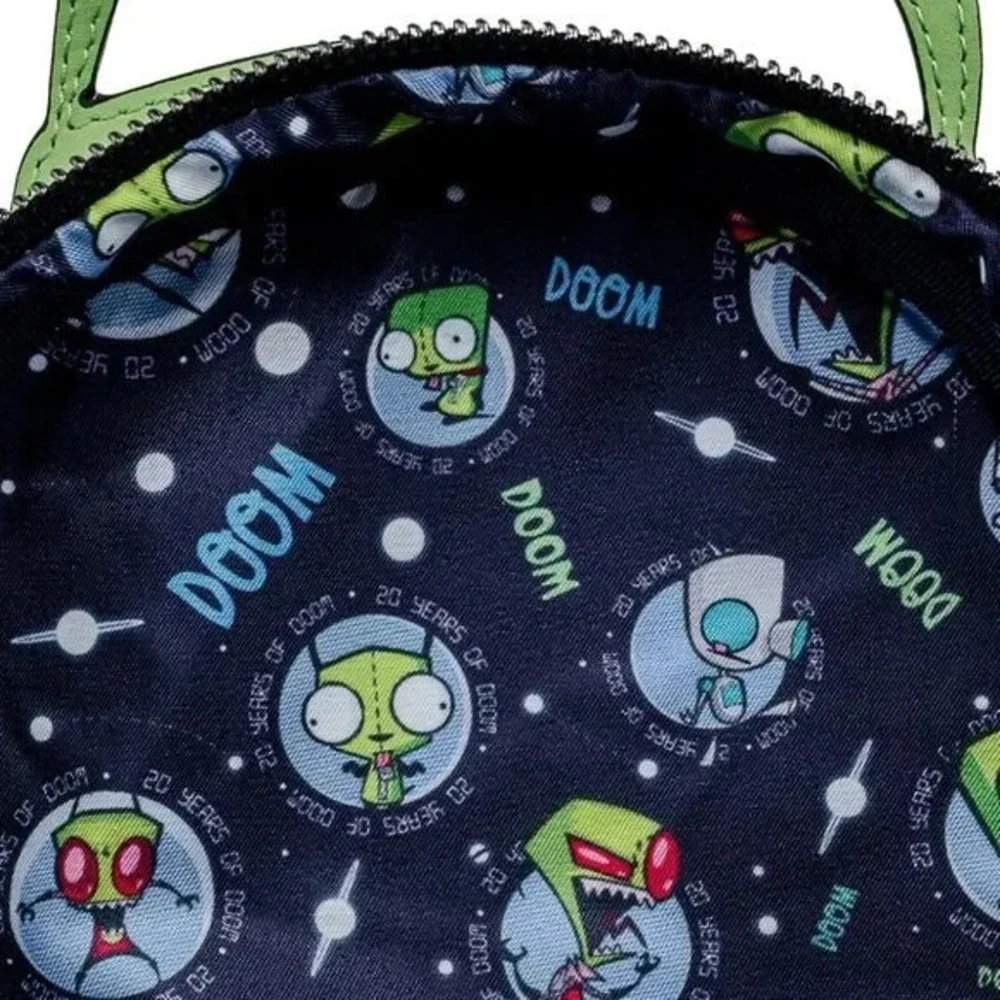 Loungefly‎ Nickelodeon Invader Zim Gir and Pig Mini Backpack